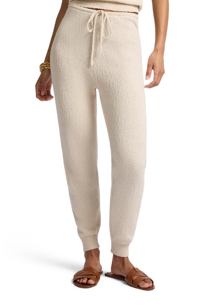 Cotton Boucle Jogger, Alternate, color, Natural