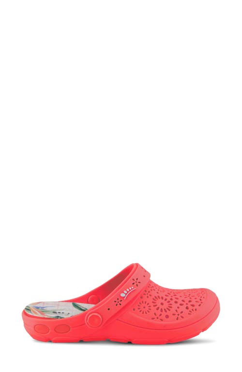 Spring Step Contigo Clog In Dark Pink