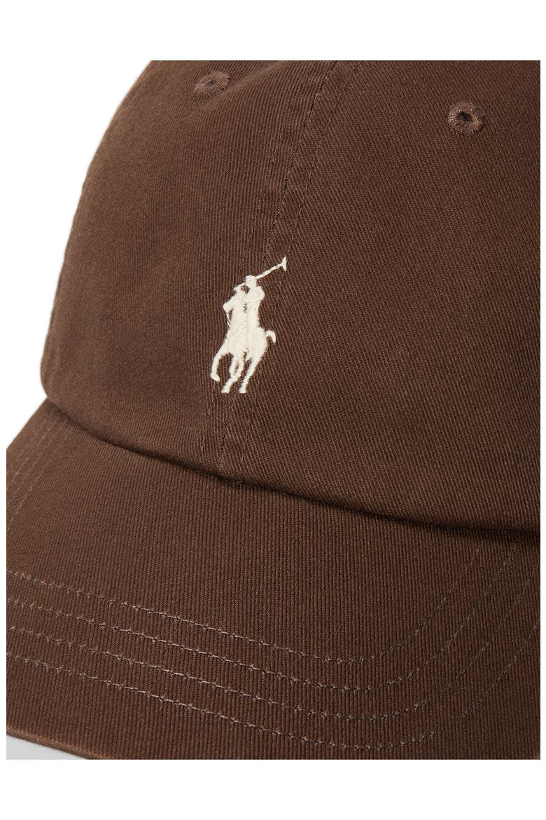 The Iconic Cotton Chino Adjustable Ball Cap, Alternate, color, COOP BROWN
