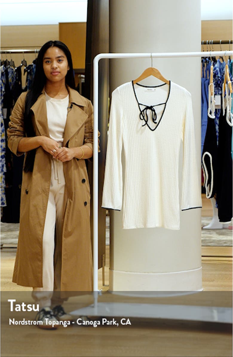 Sophia Rib Terry Cover-Up Dress, sales video thumbnail