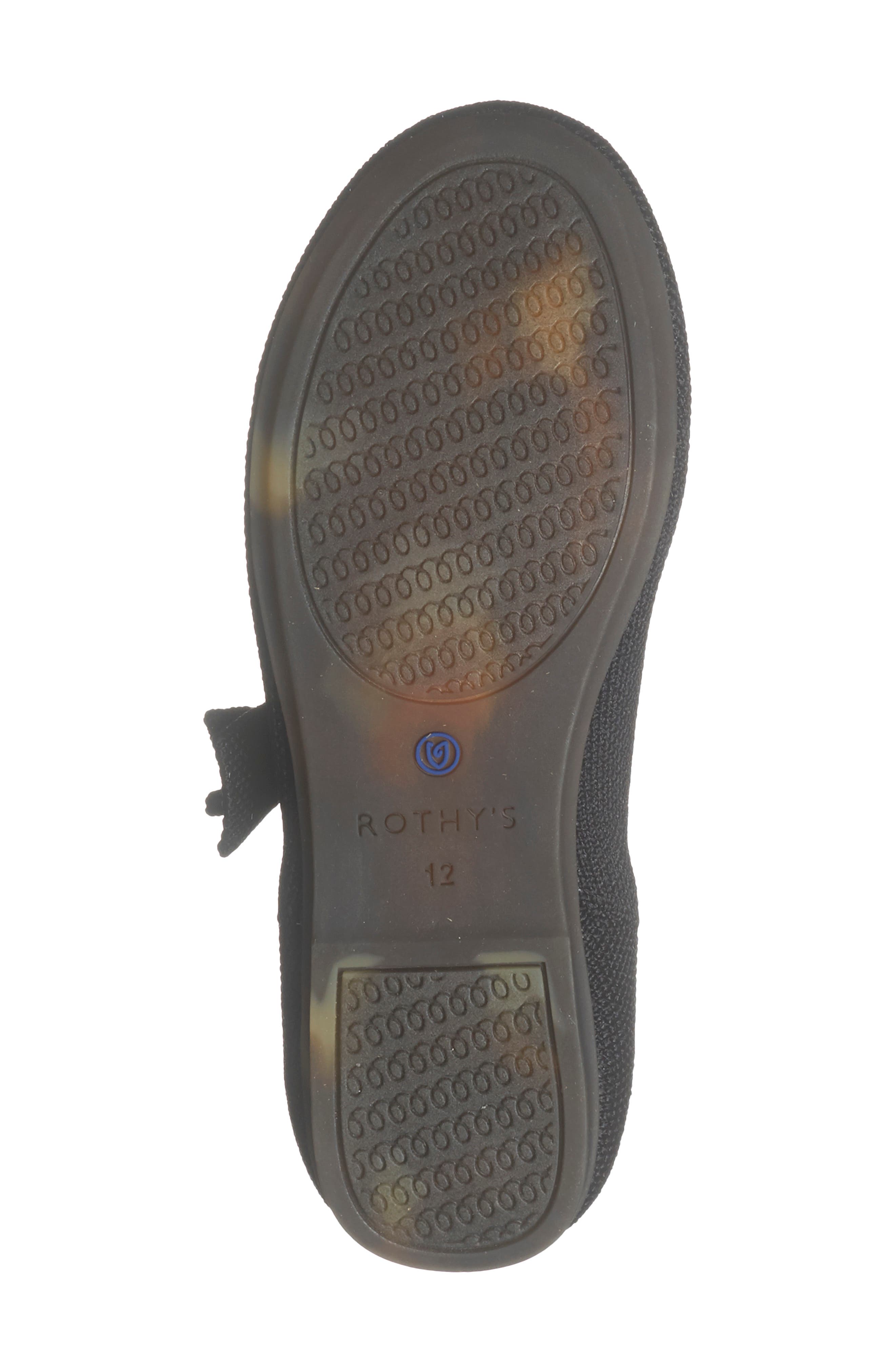 Rothy's The Kids' Tux Bow Mary Jane Flat, Alternate, color, Black