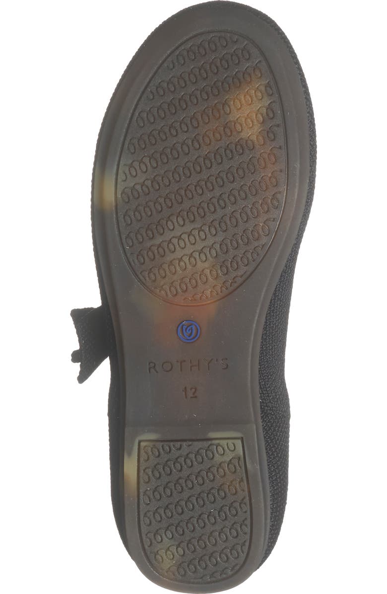 Rothy's The Kids' Tux Bow Mary Jane Flat, Alternate, color, Black