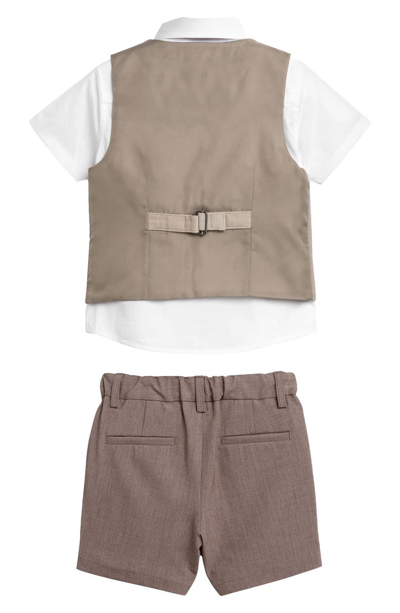 NEXT Kids' Button-Up Shirt, Vest, Bow Tie & Shorts Set, Alternate, color,