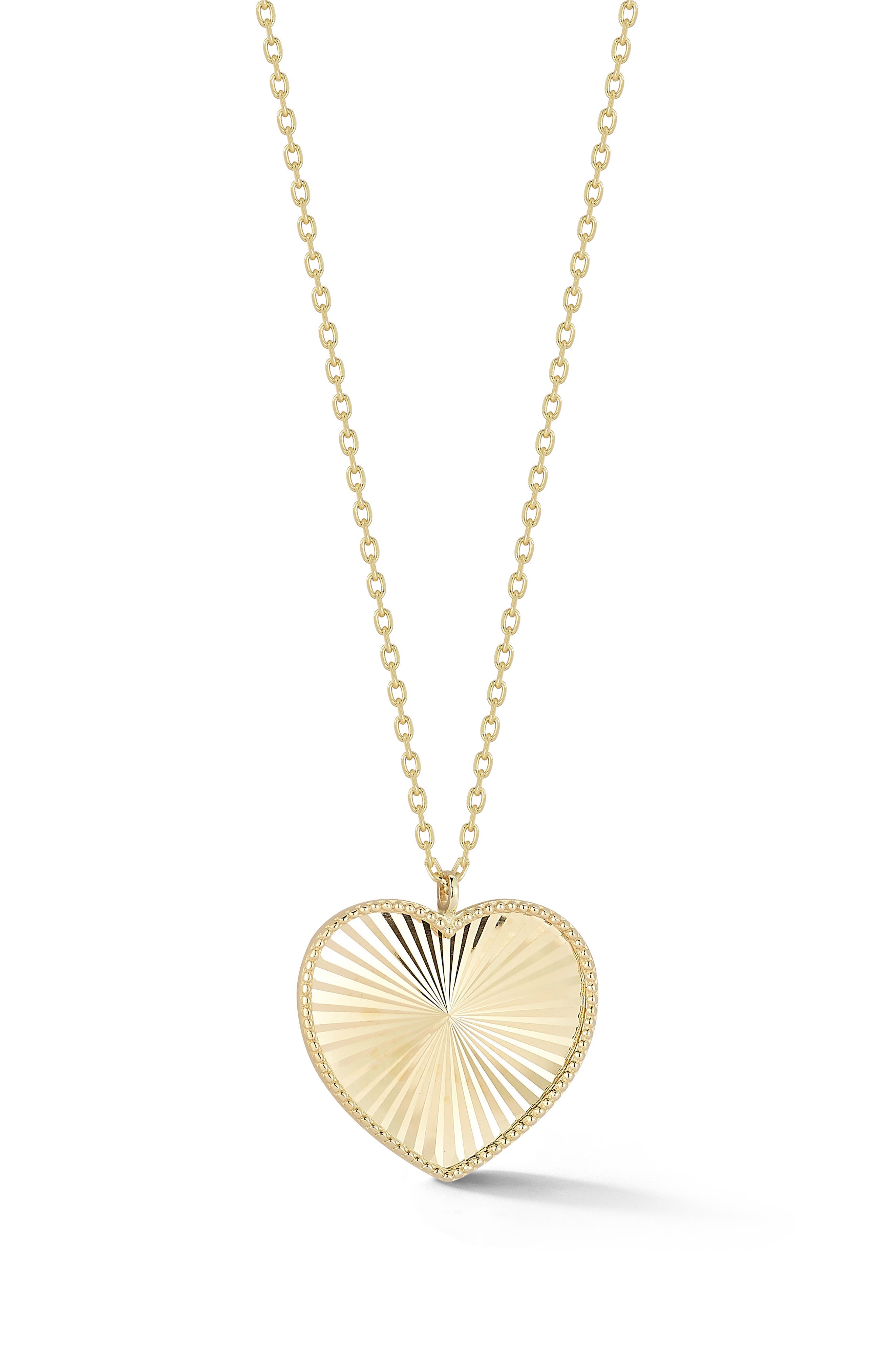 Ember Fine Jewelry 14K Gold Heart Pendant Necklace