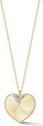 Ember Fine Jewelry 14K Gold Heart Pendant Necklace