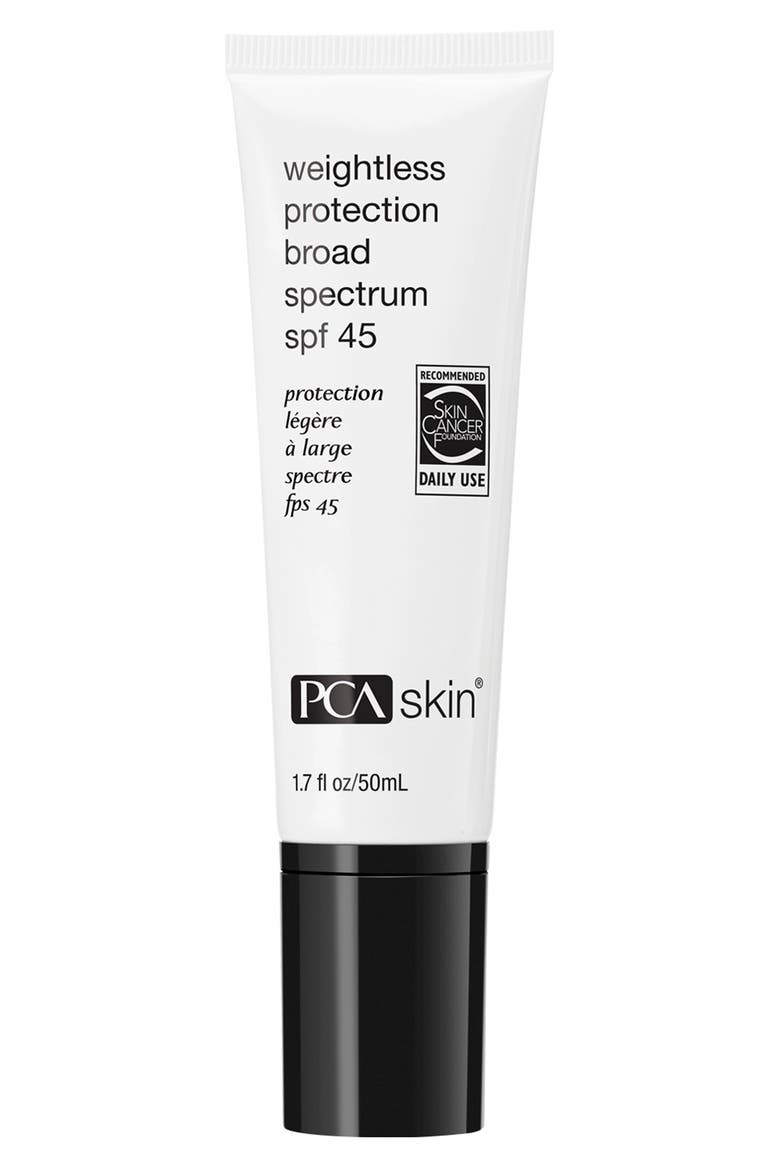 Weightless Protection Broad Spectrum SPF 45, Main, color, NO COLOR