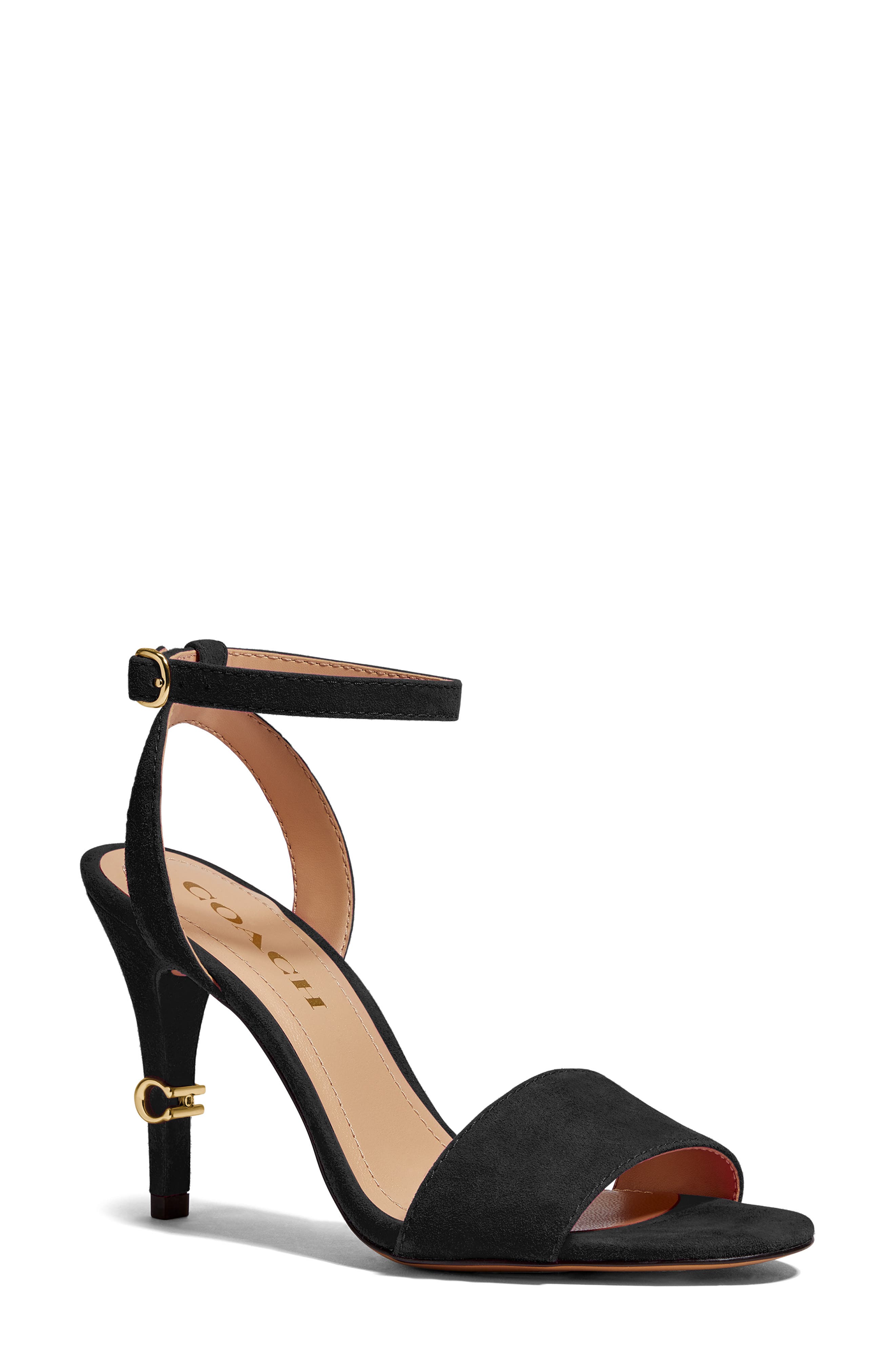 COACH Regina Ankle Strap Sandal, Main, color, 