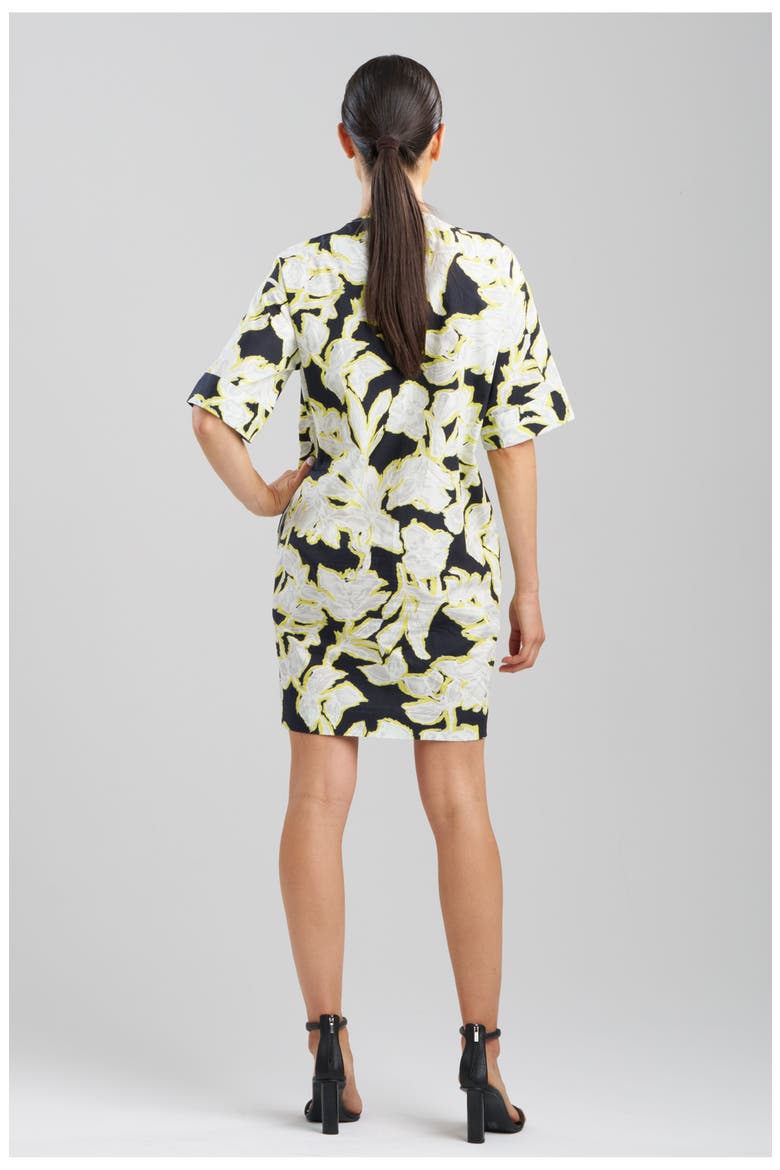 MISTY FLORAL T-shirt Dress, Alternate, color, BLACK