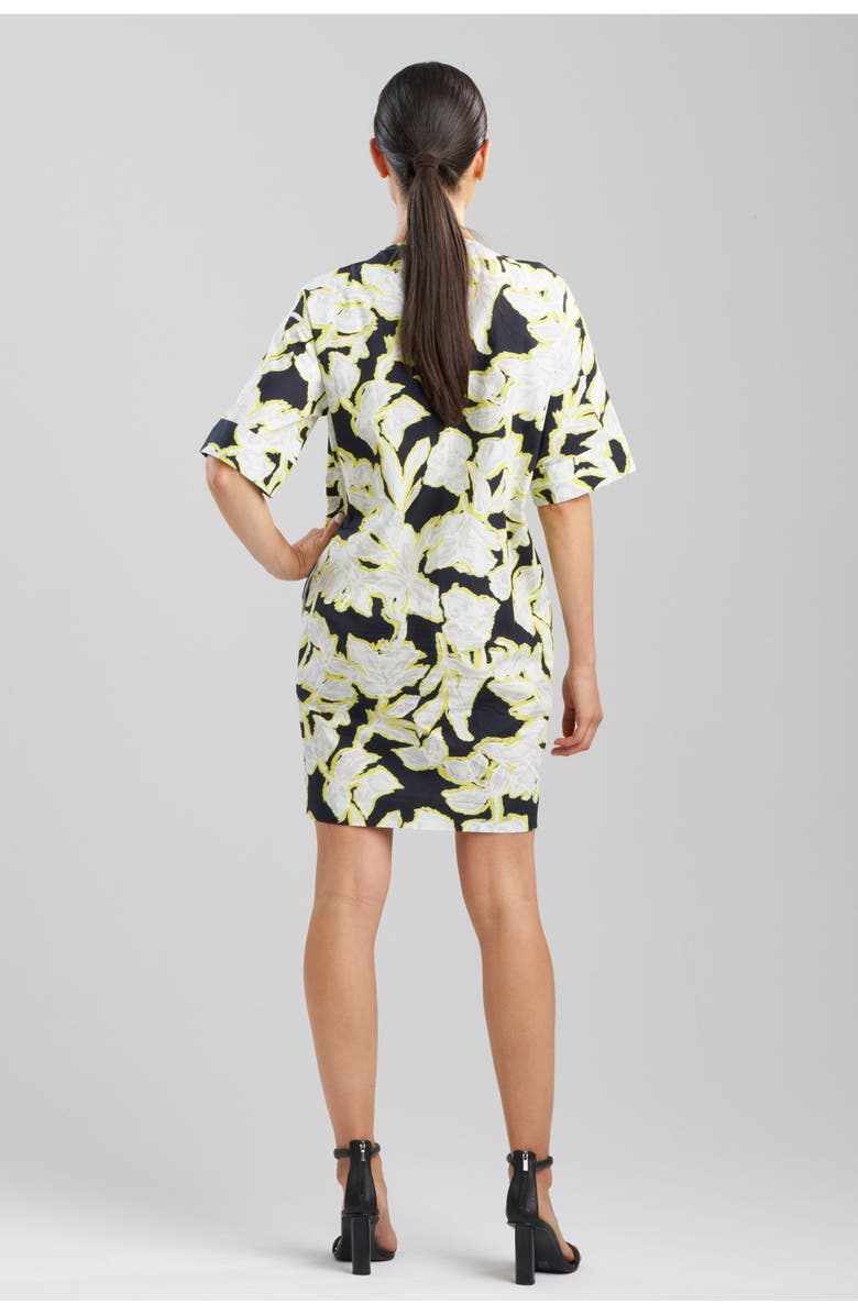 Natori MISTY FLORAL T-shirt Dress, Alternate, color, Black
