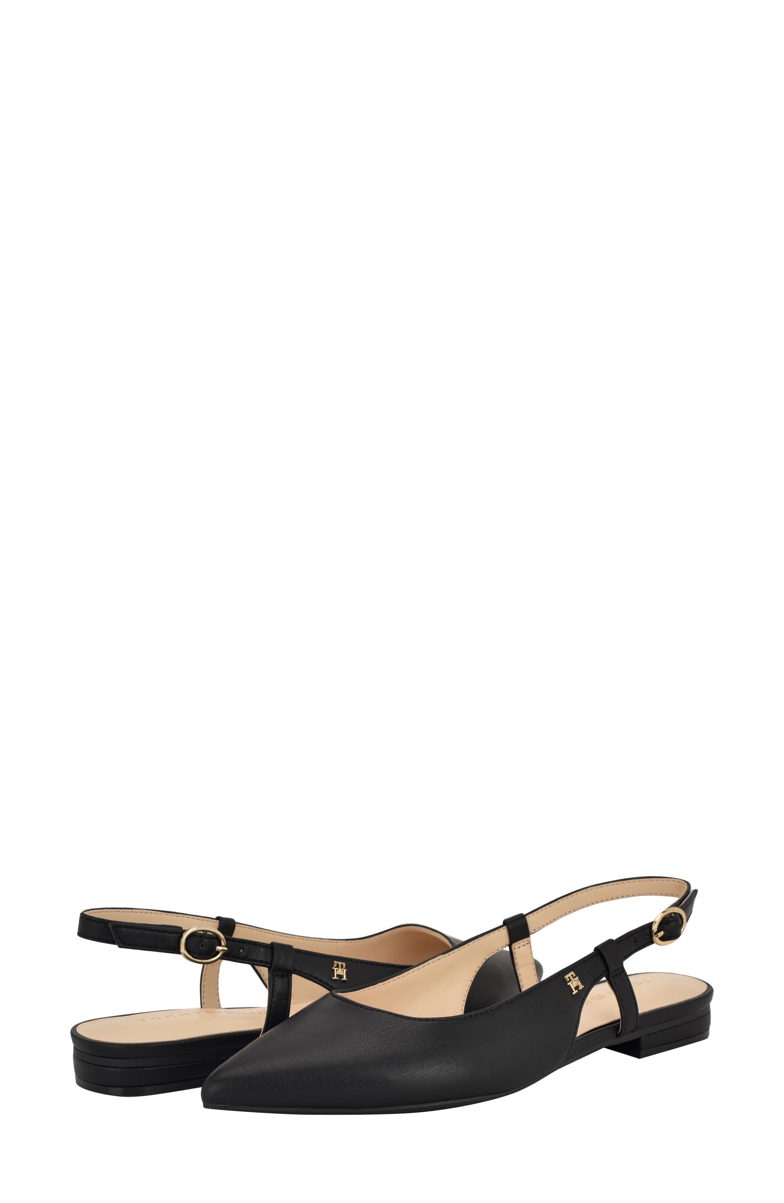 Tommy Hilfiger Vamina Slingback Pointed Toe Flat, Alternate, color, 