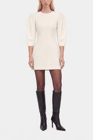 Nocturne Balloon Sleeve Seam Detail Mini Dress