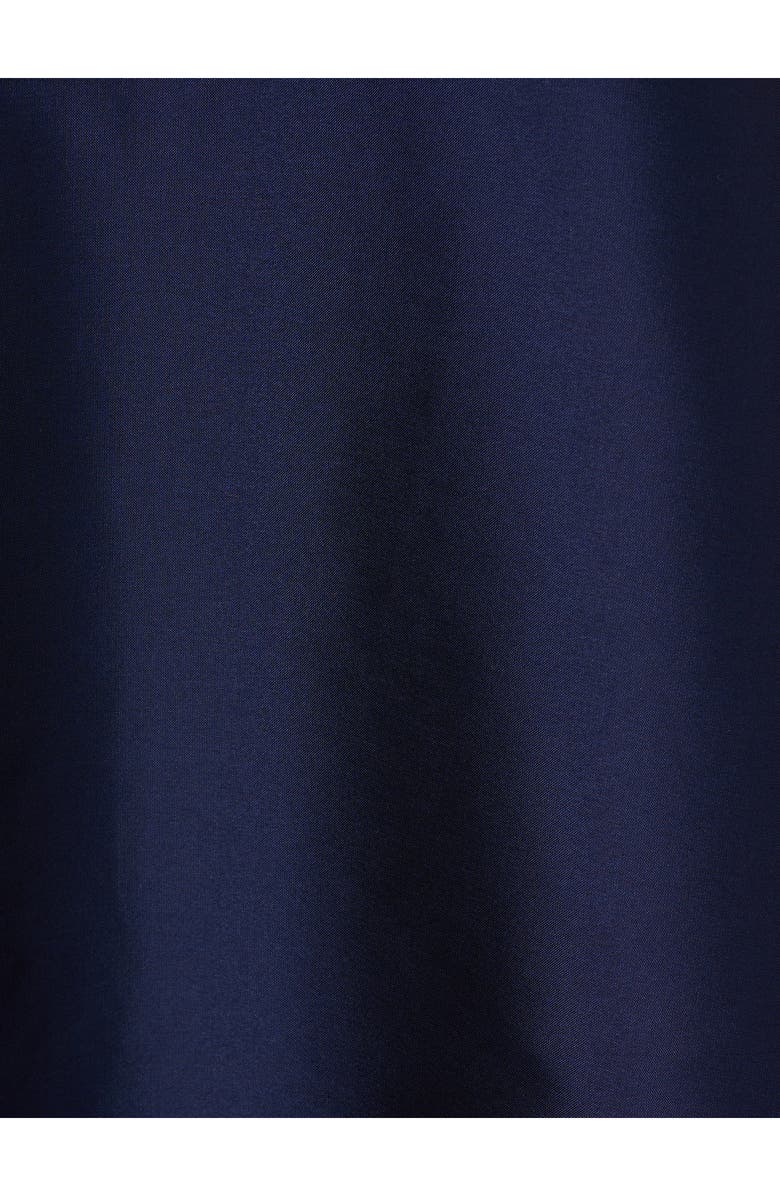 Adrianna Papell Cutwork Detail Taffeta Cocktail Dress, Alternate, color, Light Navy