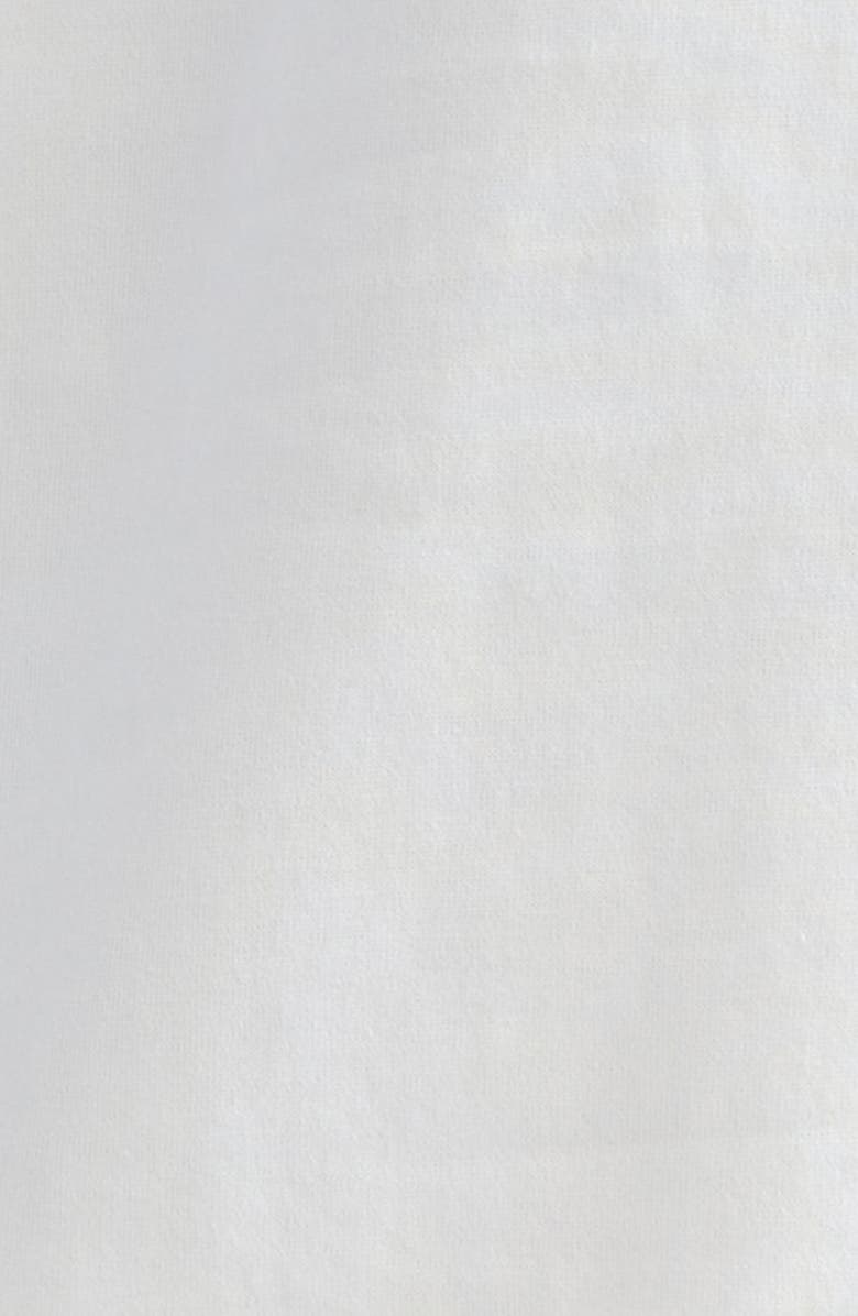 Burberry Frankie Embroidered EKD Cotton T-Shirt, Alternate, color, Chalk