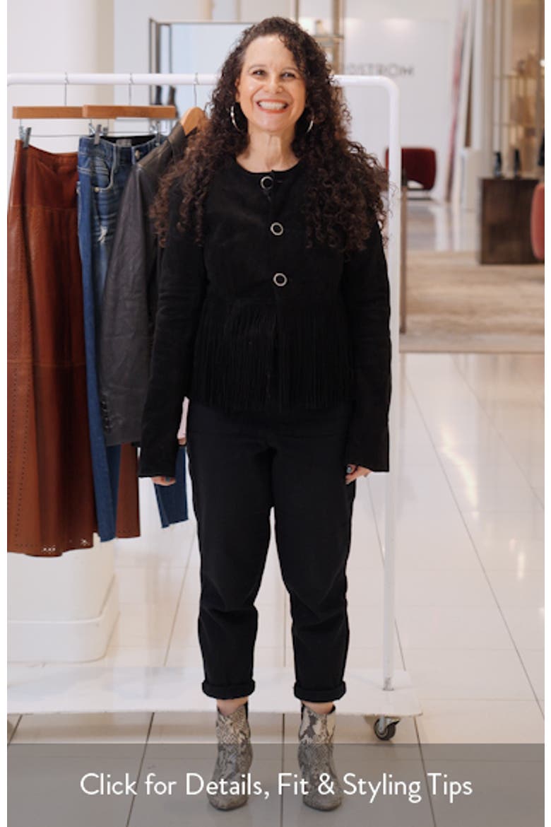 The Saddle Suede Fringe Jacket video