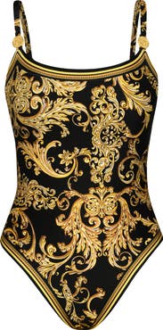L'AGENCE Remi Baroque One-Piece Swimsuit