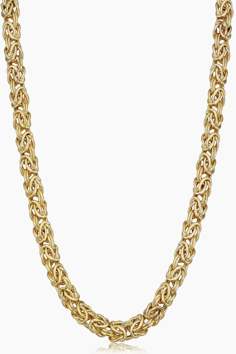 14K Gold Byzantine Chain Necklace, Main, color, Yellow Gold