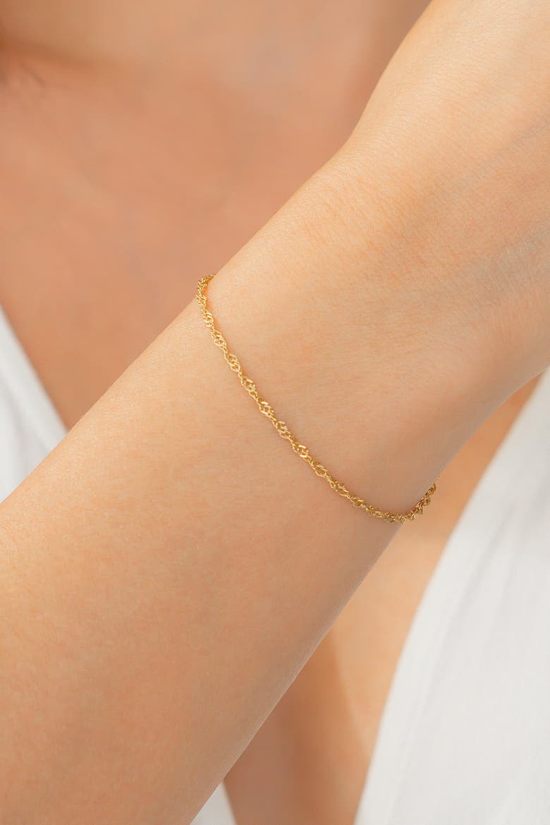 Singapore Twist Bracelet, Alternate, color, Rose Gold-Tone