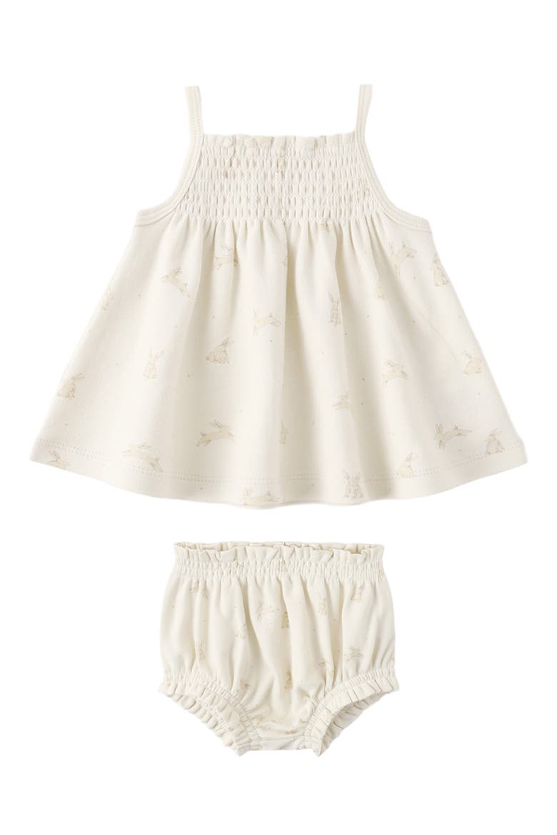 Kids' Smocked Tank & Bloomers Set, Alternate, color, NATURAL