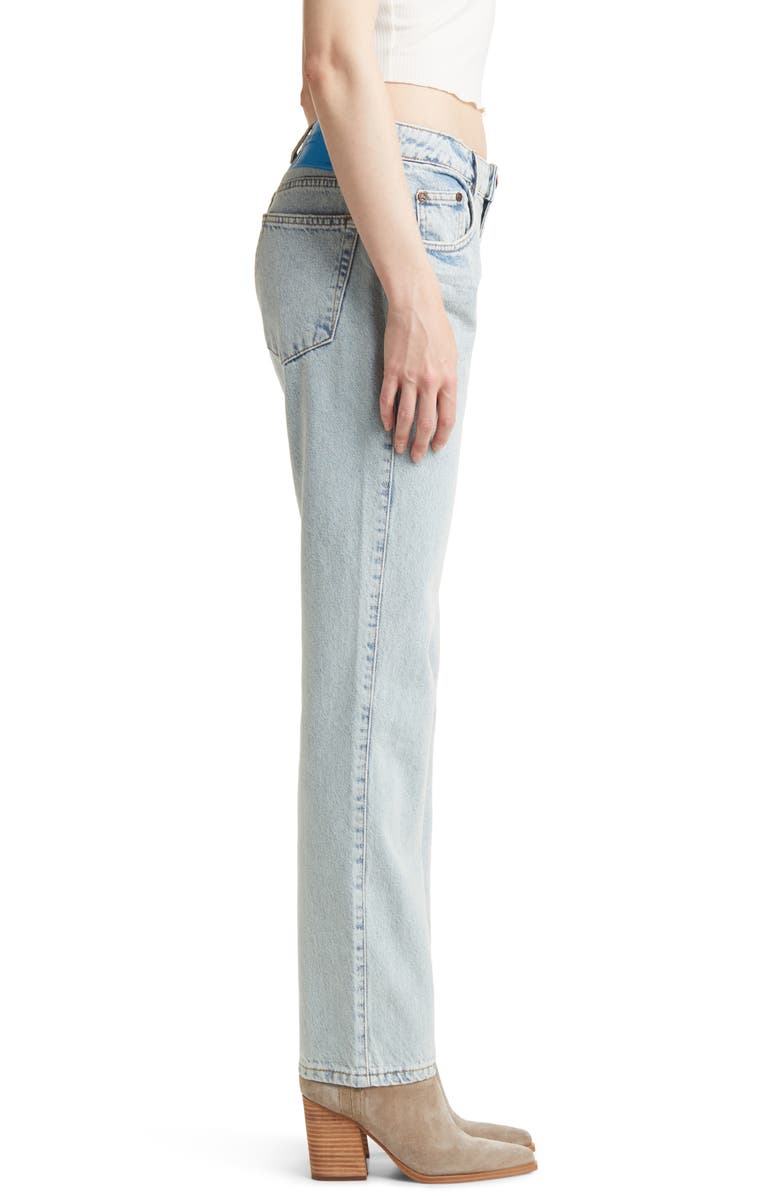 One Teaspoon Kansas Acid Trucker Low Rise Jeans, Alternate, color, 