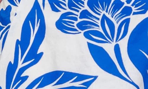 Flying Tomato Floral Fit & Flare Maxi Dress In Blue