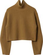 & Other Stories Rib Knit Wool Turtleneck Sweater