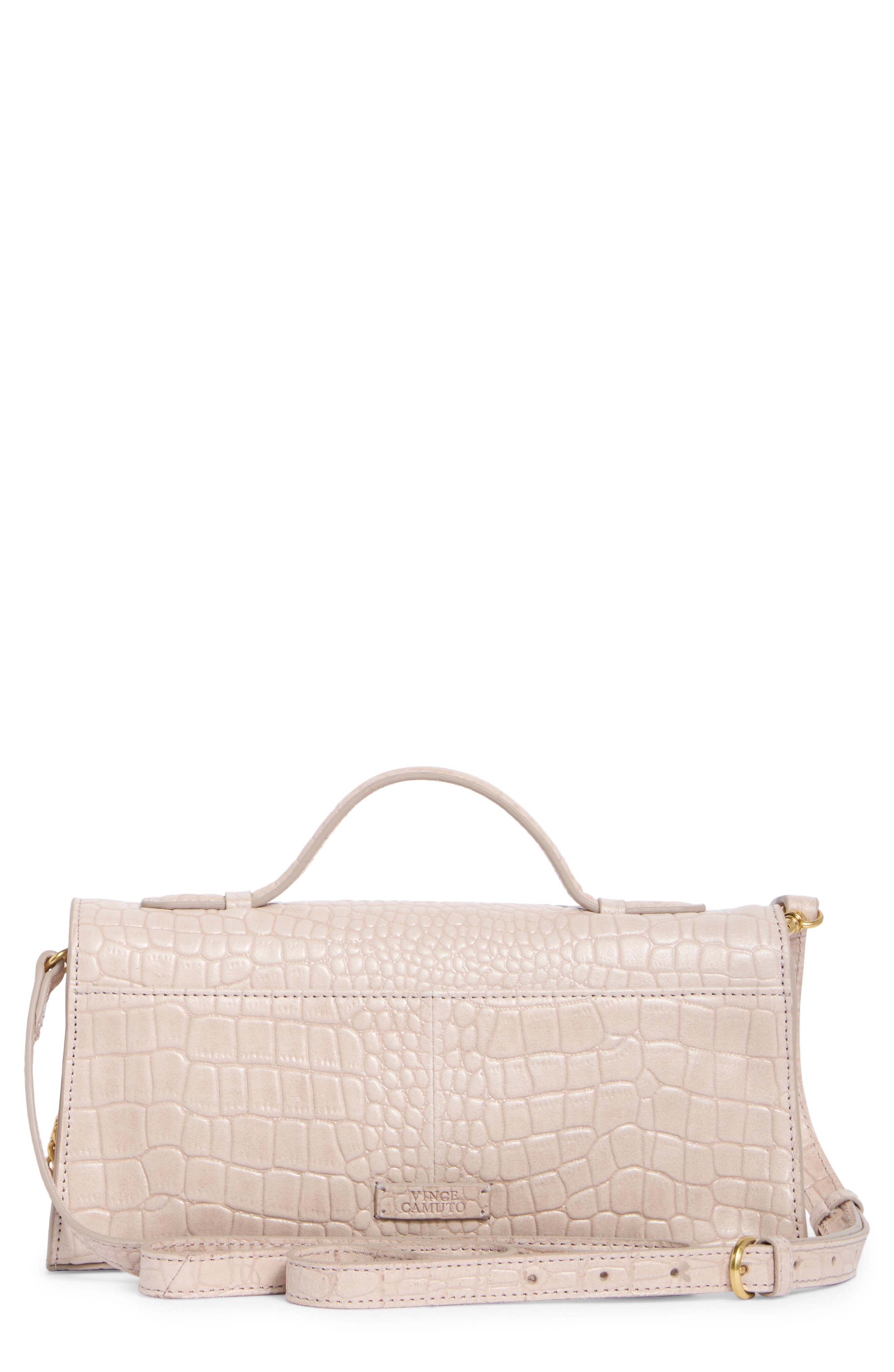 Stehf Top Handle Leather Bag, Alternate, color, PINK