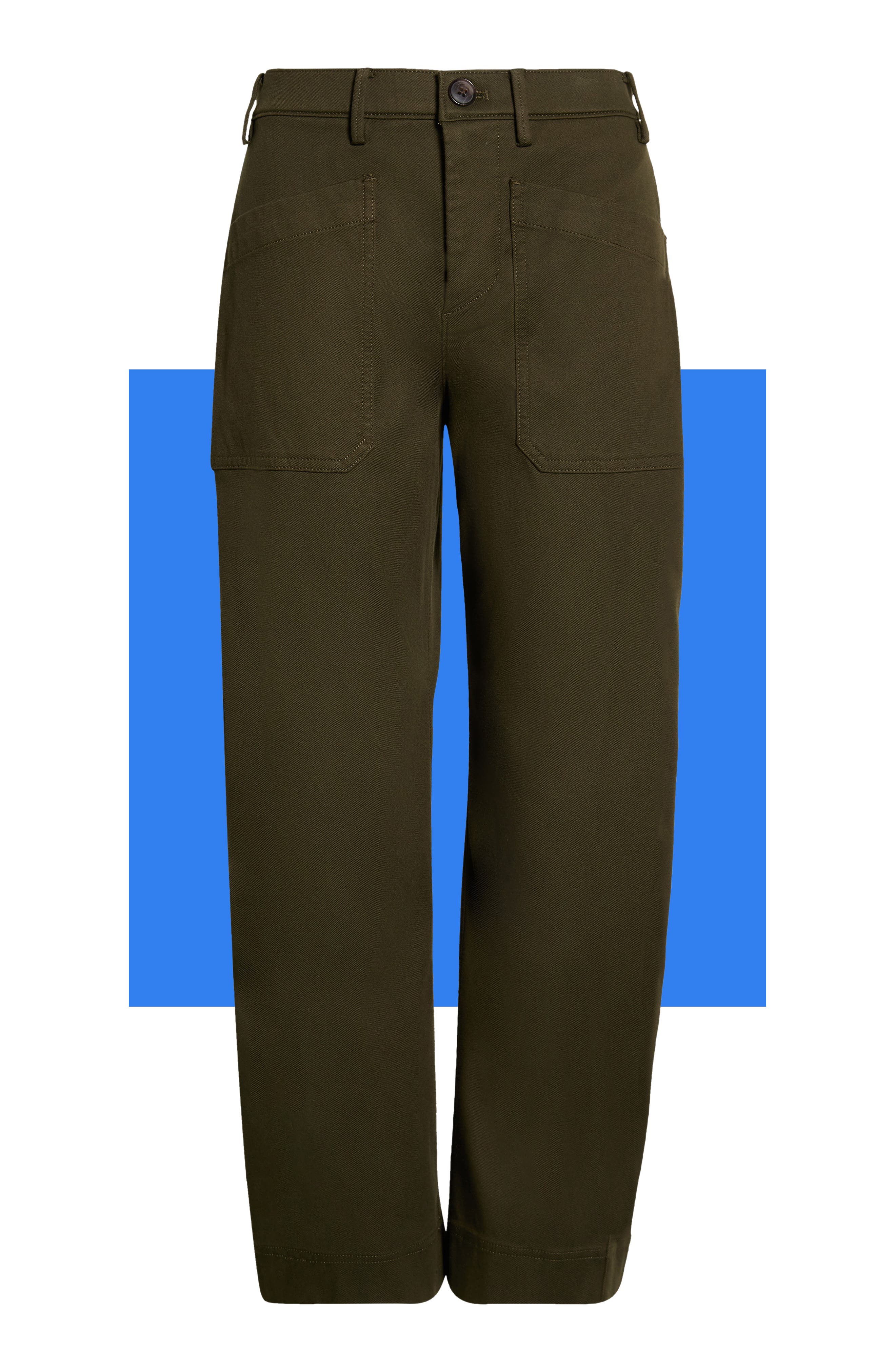 SPANXsupersmooth™ Stretch Cotton Twill Barrel Leg Pants