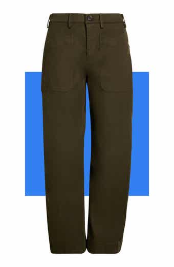SPANXsupersmooth™ Stretch Cotton Twill Barrel Leg Pants