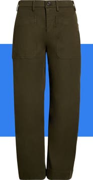 SPANX® SPANXsupersmooth™ Stretch Cotton Twill Barrel Leg Pants
