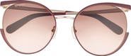 FERRAGAMO 58mm Round Sunglasses
