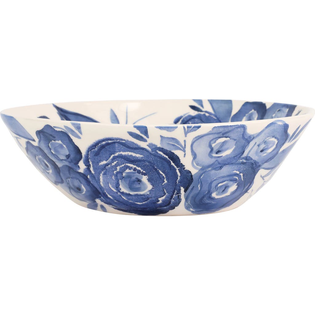 VIETRI VIETRI CAMELLIA SHALLOW SERVING BOWL