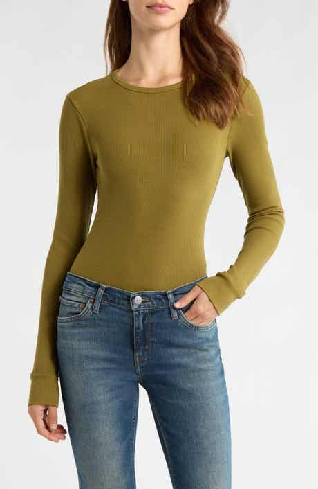 Long Sleeve Waffle T-Shirt