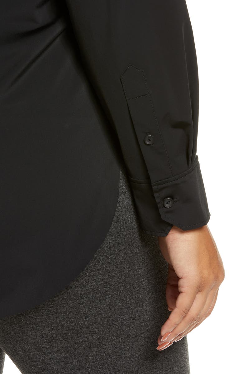 Lysse 'Lyssentials Schiffer Button-Up Shirt, Alternate, color, Black