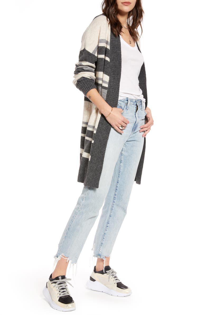 Treasure & Bond Stripe Cardigan, Main, color,