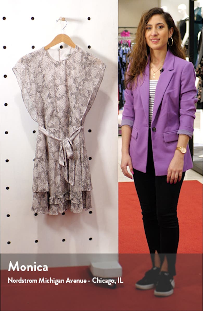 Evely Midgard Snakeskin Print Dress, sales video thumbnail