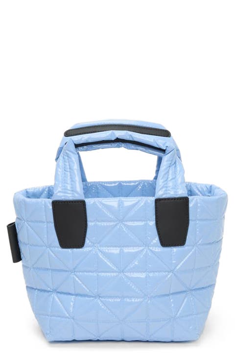 Mini Vee Water Repellent Quilted Nylon Tote