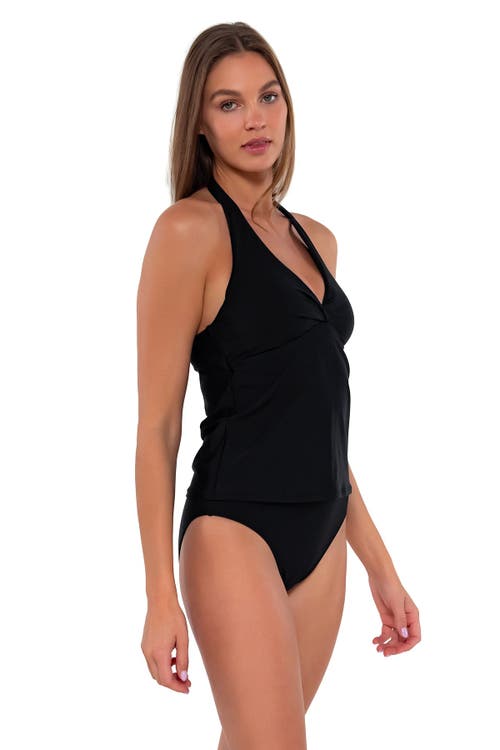 Sunsets Heidi Tankini In Black