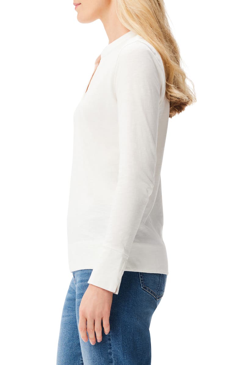 NZT by NIC+ZOE Split Neck Long Sleeve Top, Alternate, color,