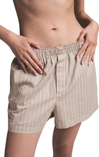 SKIMS Cotton Poplin Boxer Shorts | Nordstrom