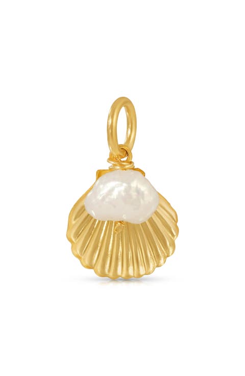 Shell Freshwater Pearl Charm
