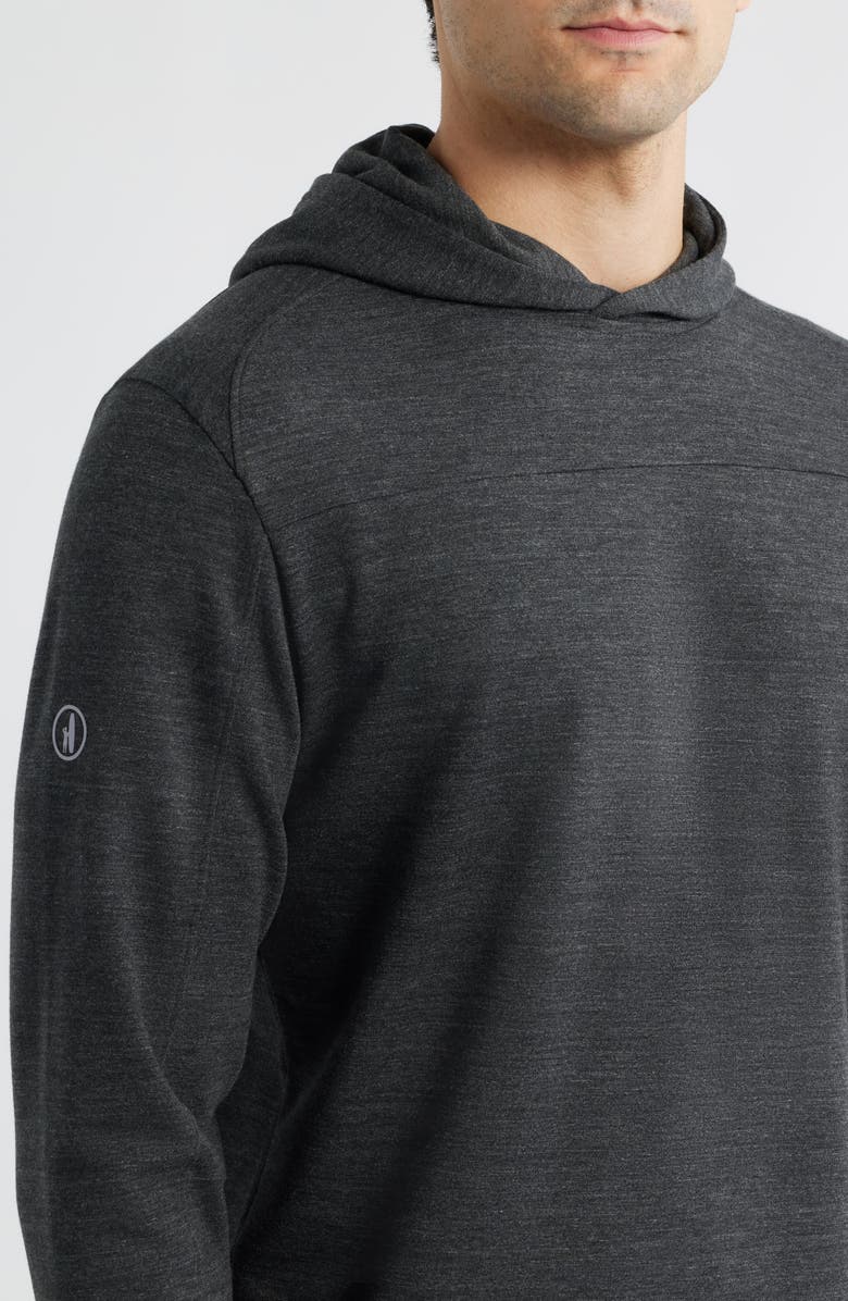 johnnie-O Remmy Performance Hoodie, Alternate, color, Black
