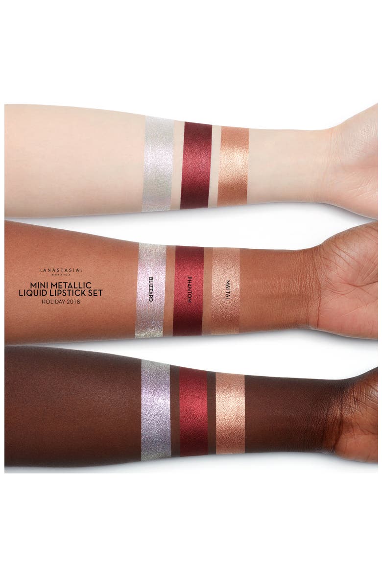 Mini Metallic Lip Set, Alternate, color, NO COLOR