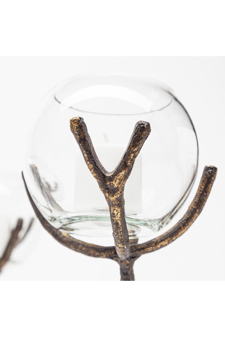 Vine Candle Table Candle Holder, Alternate, color, Brown