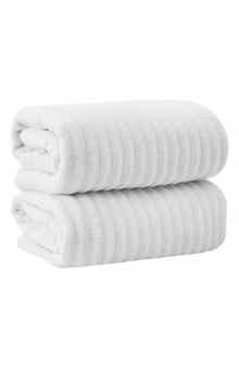 Woven & Weft Rib 2-Pack Bath Towel Set