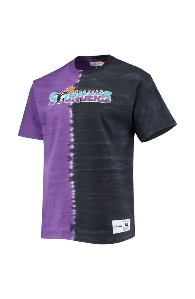 Mitchell & Ness Men's Mitchell & Ness Purple Seattle Sounders FC Vertical Tie-Dye Top, Alternate, color, 