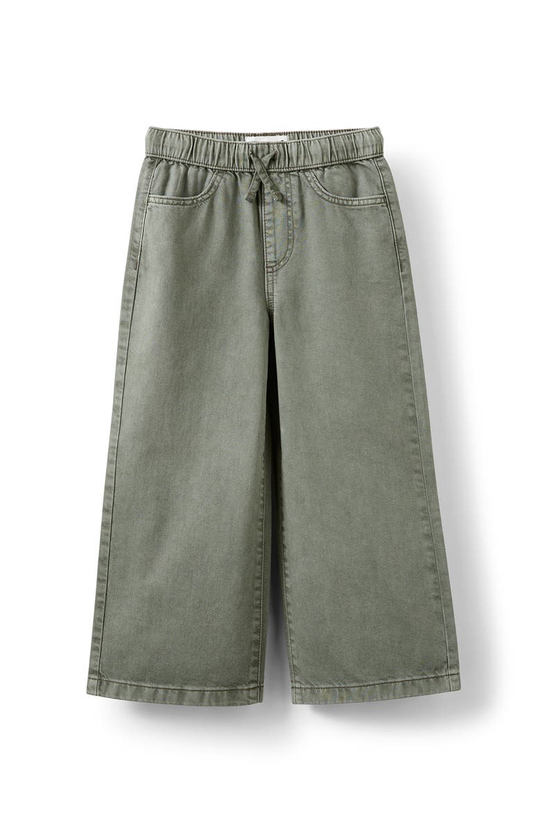 Cotton On Kids Kid's Kaity Wide Leg Jean, Alternate, color, Mission Green
