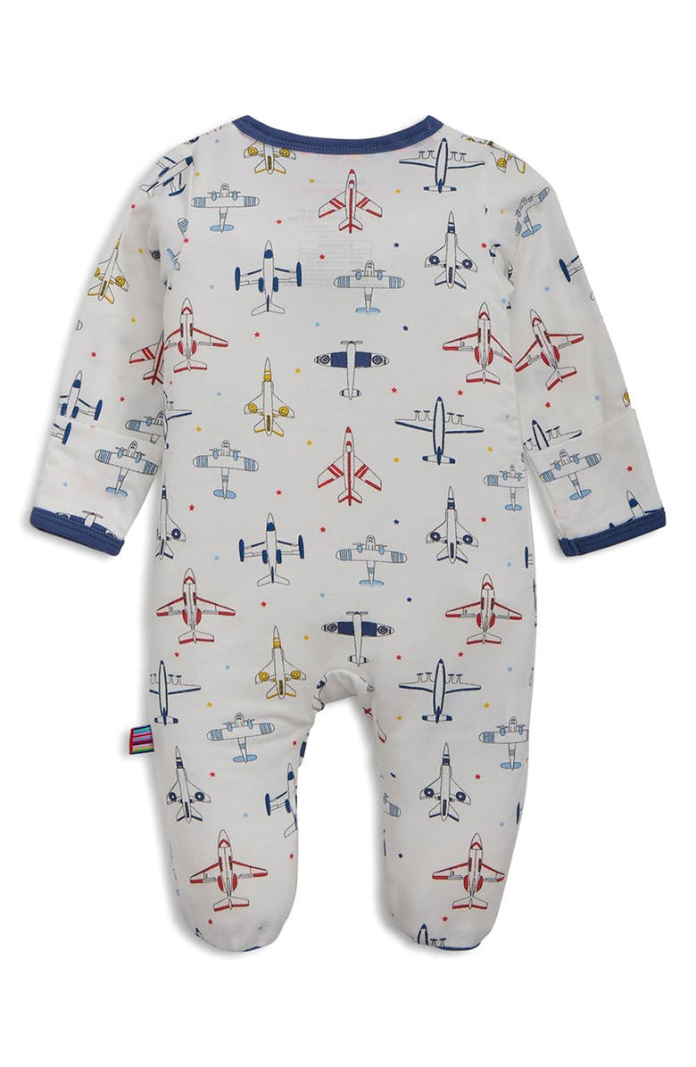 Magnetic Me Just Plane Fun Magnetic Footie, Alternate, color, White