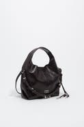 BIMBA Y LOLA Small Leather Fringed Crossbody Bag