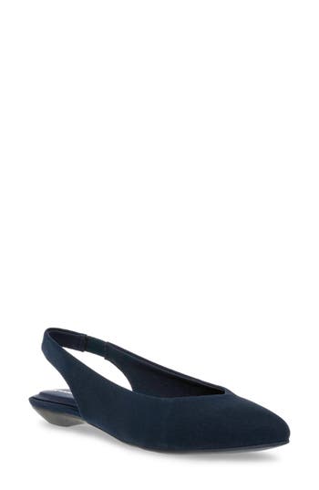 Anne Klein Oliff Slingback Flat In Blue