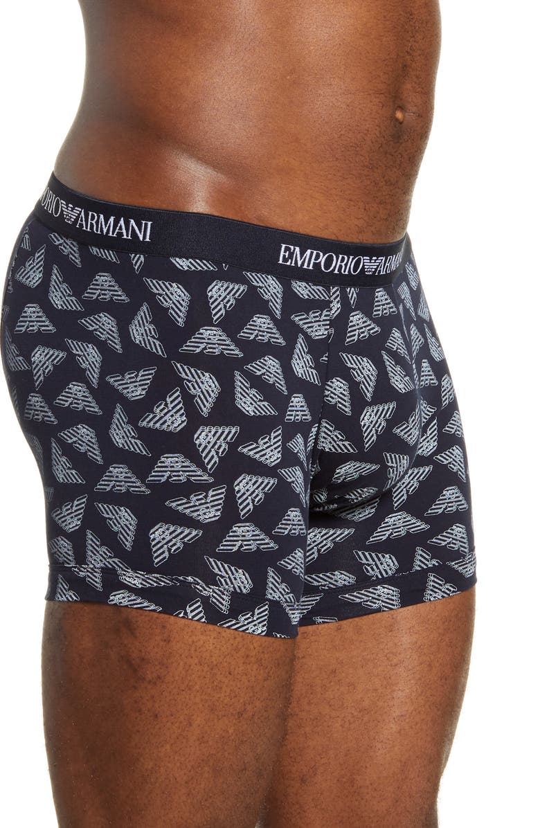 Emporio Armani Allover Eagle Boxer Briefs, Alternate, color,